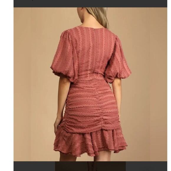 LULU's "Cherish the moment" Dress, size Medium, Rusty Rose - Picture 13 of 14